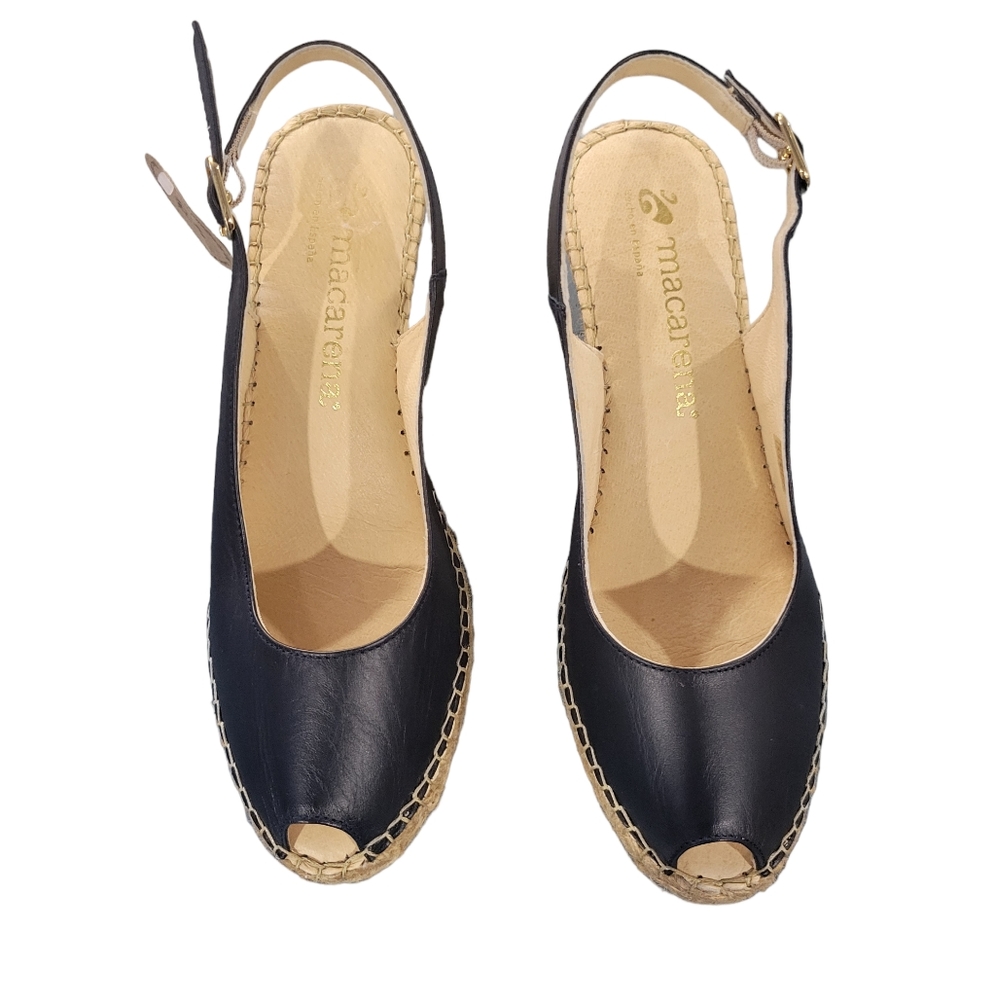 Women's Macarena Navy Blue Espadrilles. EU Sz 40 US Sz 9.5